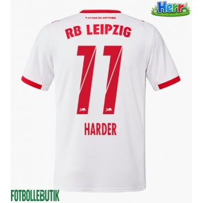 RB Leipzig Conrad Harder #11 Hemmatröja 2025-26 Kortärmad